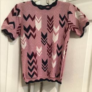 Vintage Knitted Short Sleeve Shirt